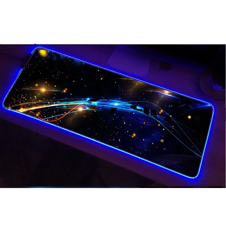 Прямая продажа с фабрики Расширенный сублимации пользовательские большой RGB игровой коврик для мыши