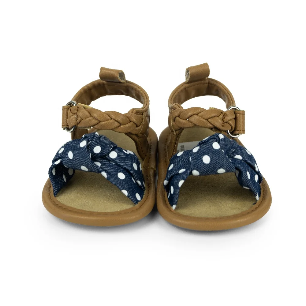2020 New Arrival Summer Shoes Girl Newborn Baby Sandals With Wave Point