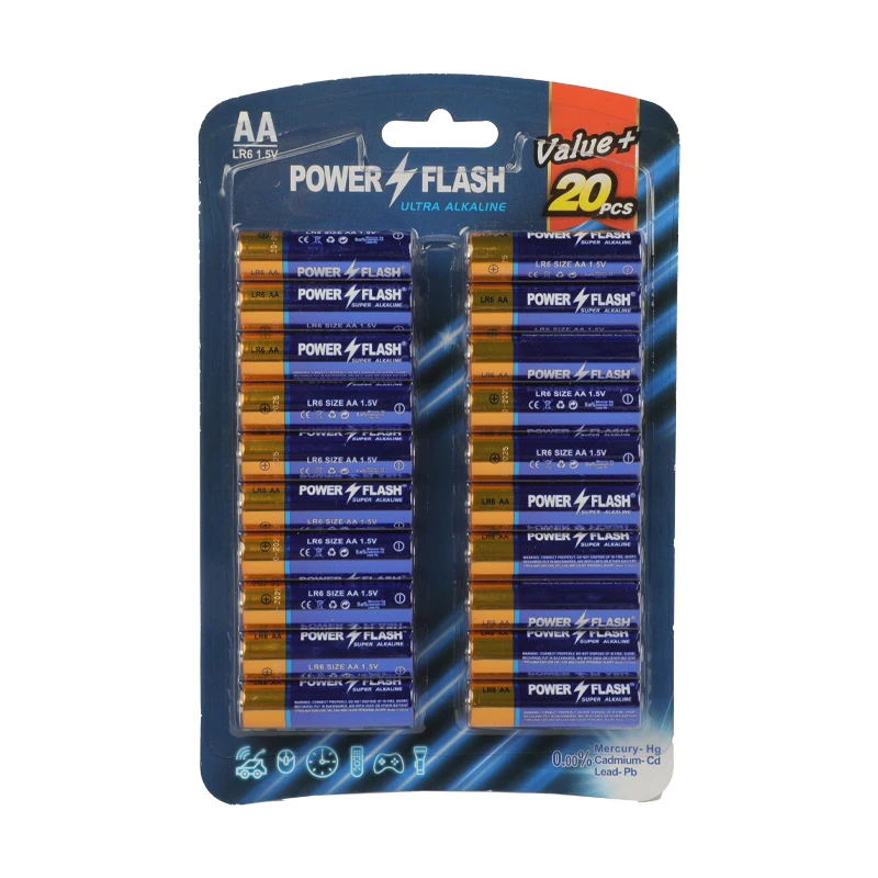 Wholesale Custom 1.5V Alkaline Battery Primary Battery Lr6 Aa