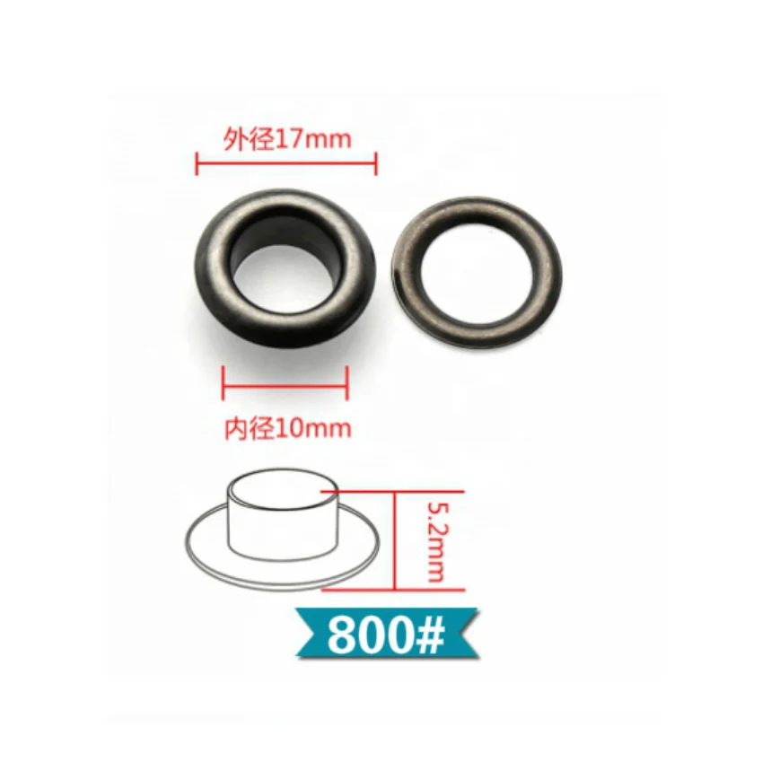 10 мм 800 # изготовленные на заказ латунные Металлические овальные люверсы для штор латунные металлические люверсы для одежды для сапог одежда бумажный мешок шляпа