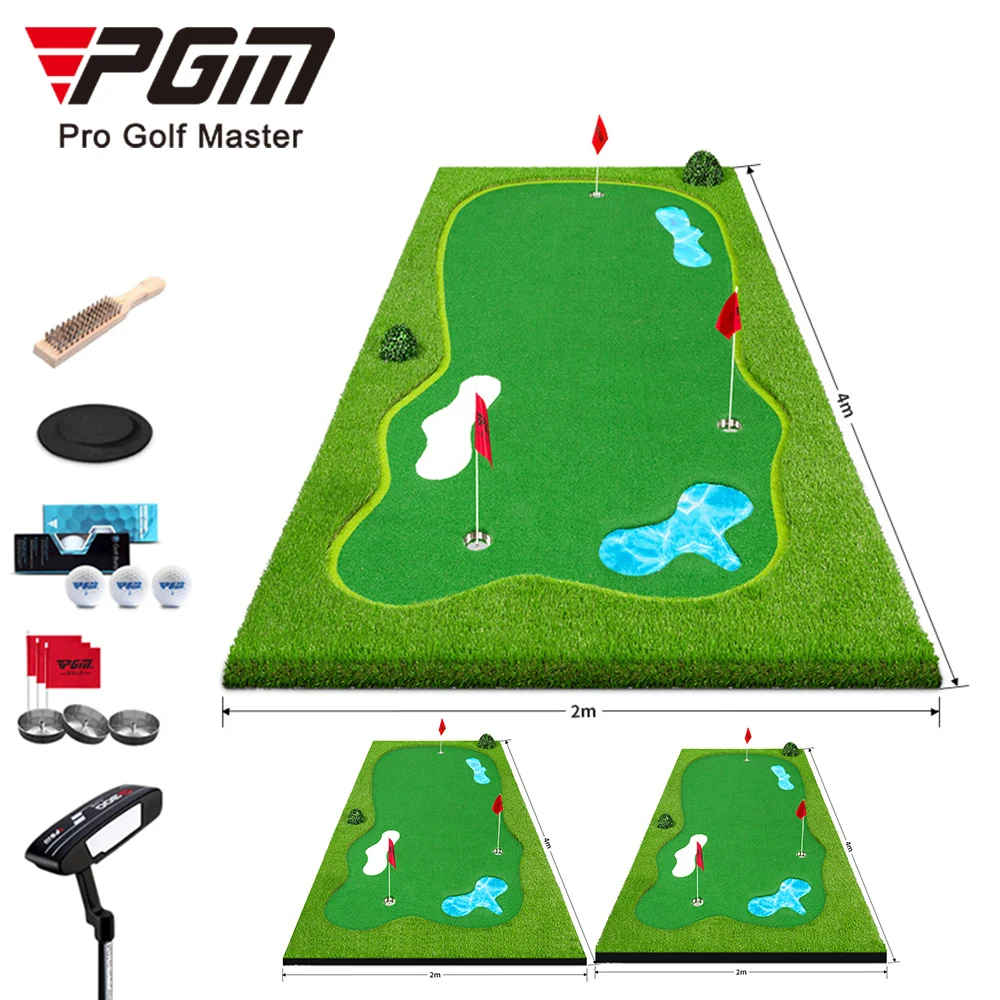 PGM GL020 custom mini golf course set artificial grass indoor putting green