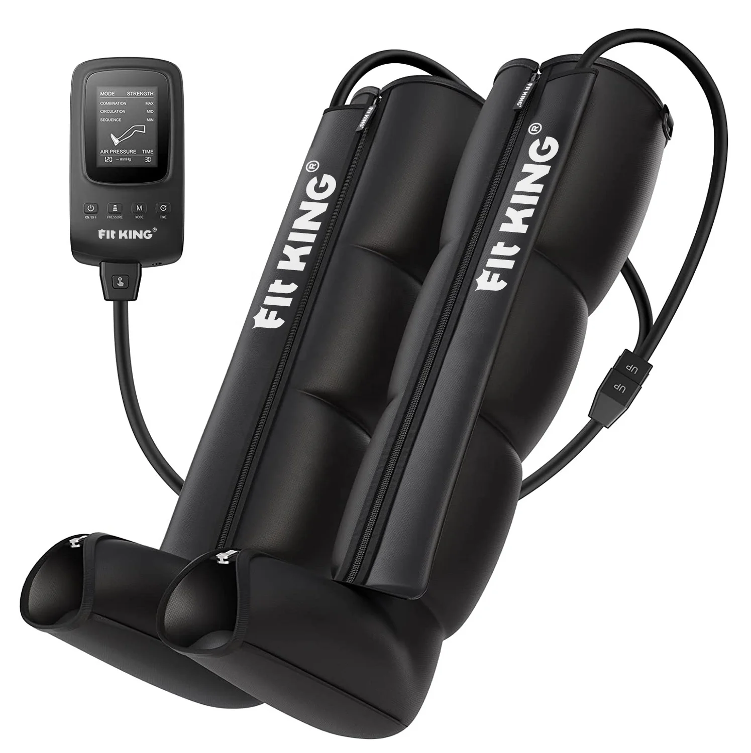 Leg recovery system full massager machine Boots FIT KING compression massage technology Air Compression Leg Recovery System Boot