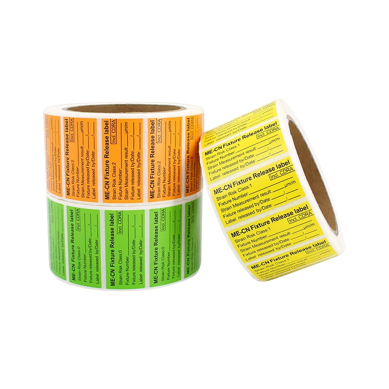 Custom Self-Adhesive PVC & PET Product Sticker Label UV Printing Perfume Label Roll