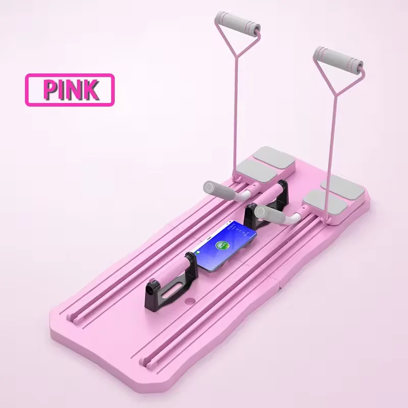 Get-Fit 5-in-1 Push Ups Board Body Fitness Pull Rope AB Wheel Multifunctional Folding Training for Muscle Groups