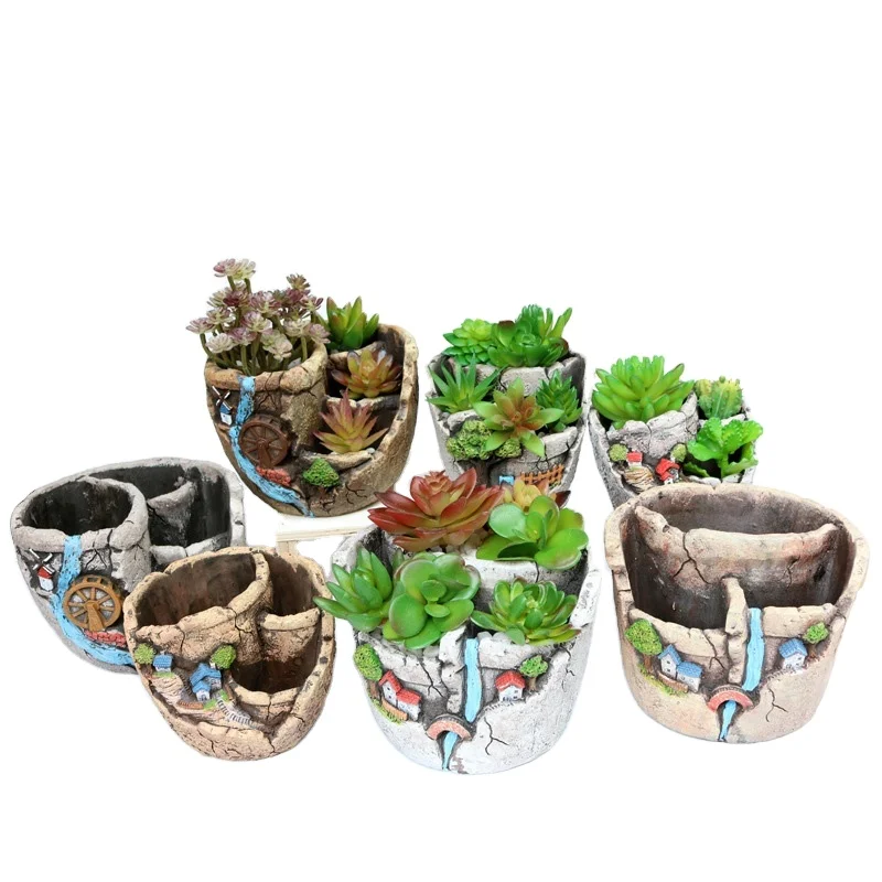Wholesale home garden Desktop fleshy plant succulent flower pot