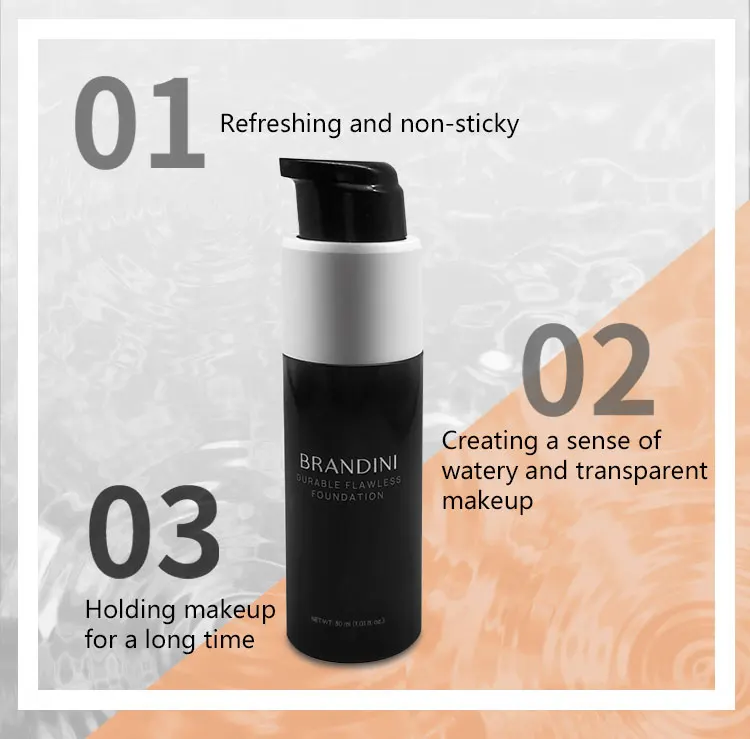 High Quality Foundation Liquid Full Cover Long Lasting Matte Waterproof Makeup Foundation