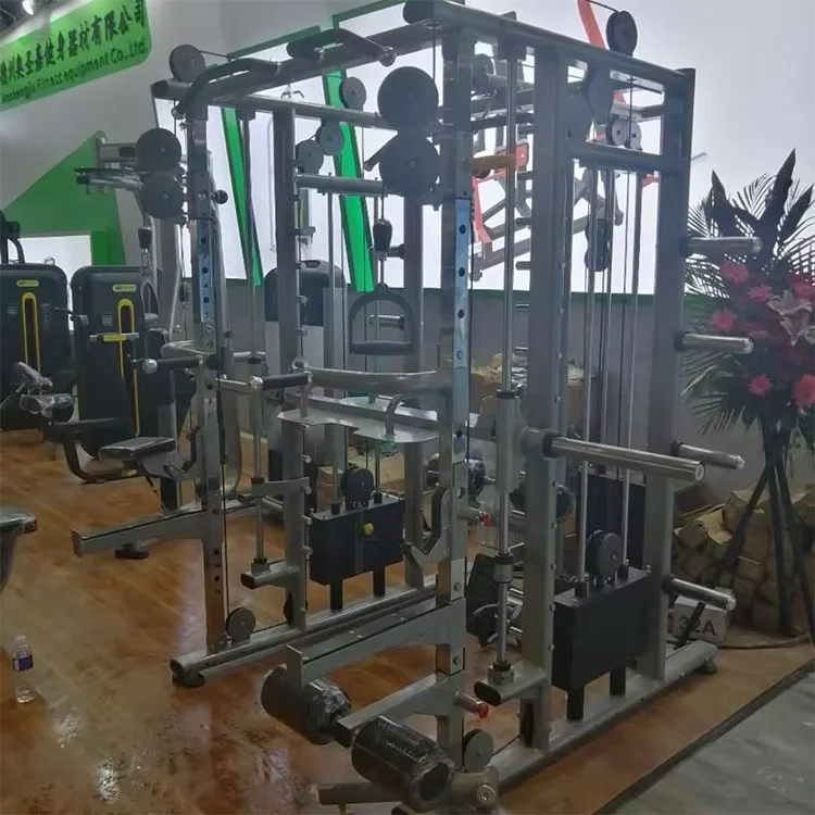 All in 1 Home Trainer Gym Equipment Multi Function Station Squat Rack With Power Rack Gym Machines