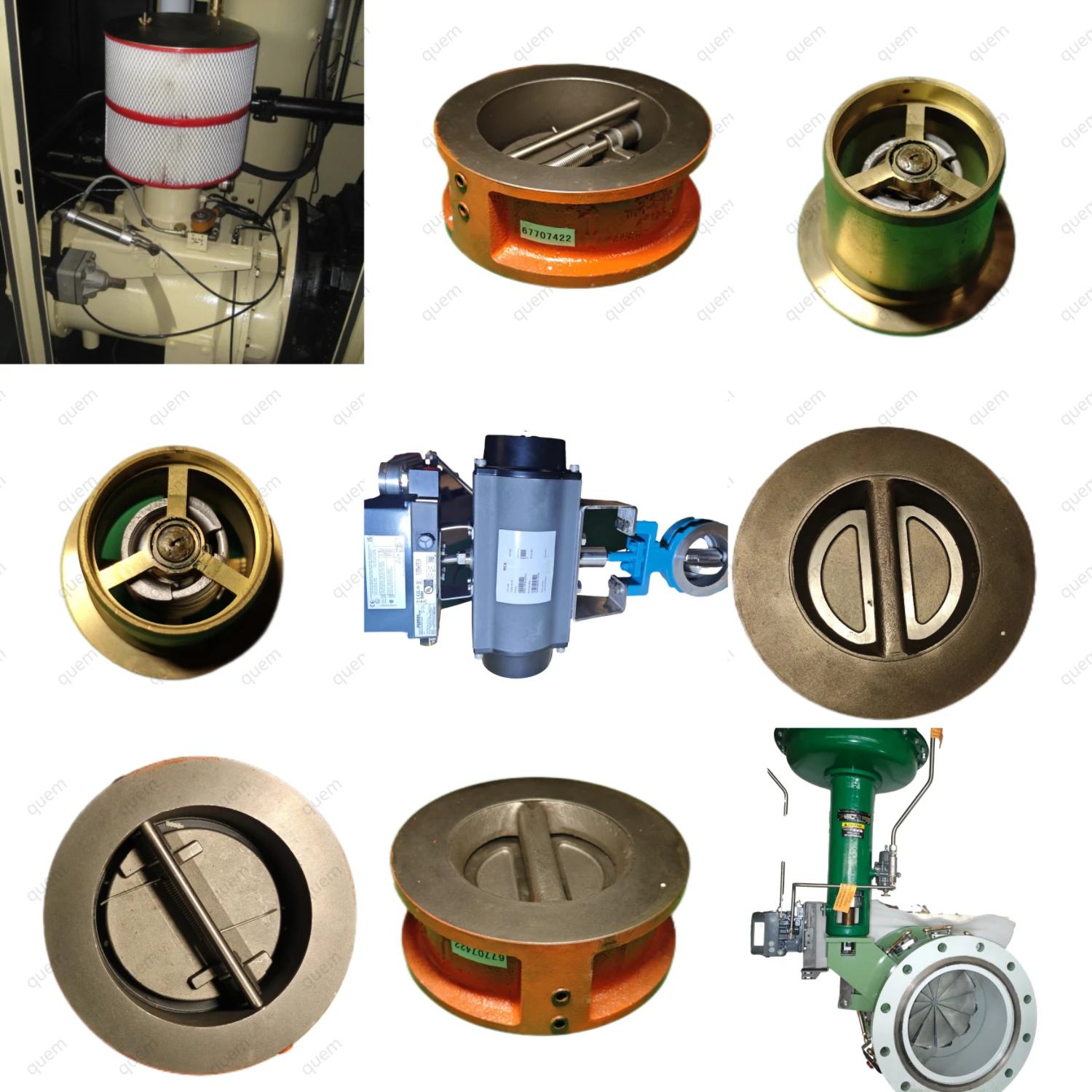 Original Quality ingersoll rand air compressor spare parts Pneumatic Shut-off Valve DN150 47718580001