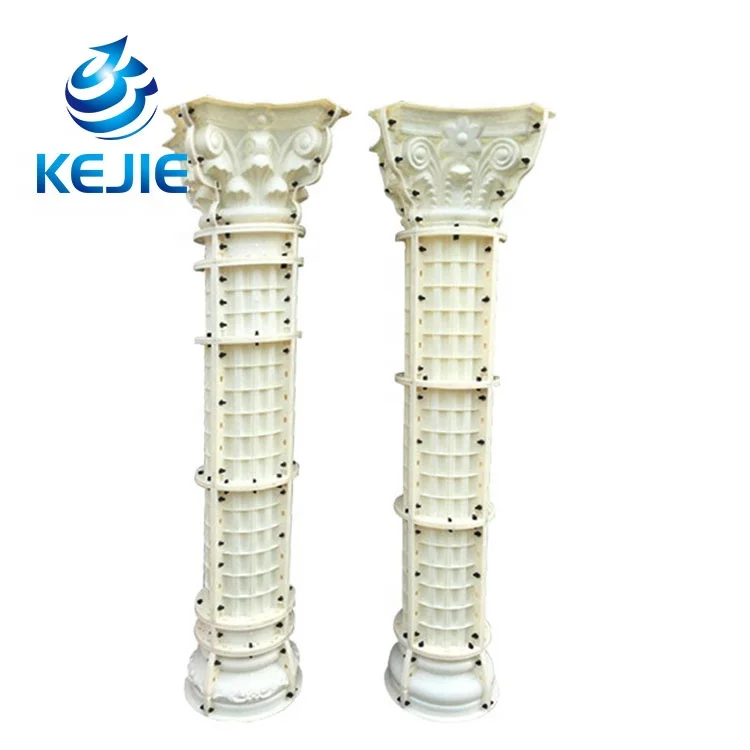 Factory Price Luxury Apartments Gypsum Decorative Column Pillar Mould for