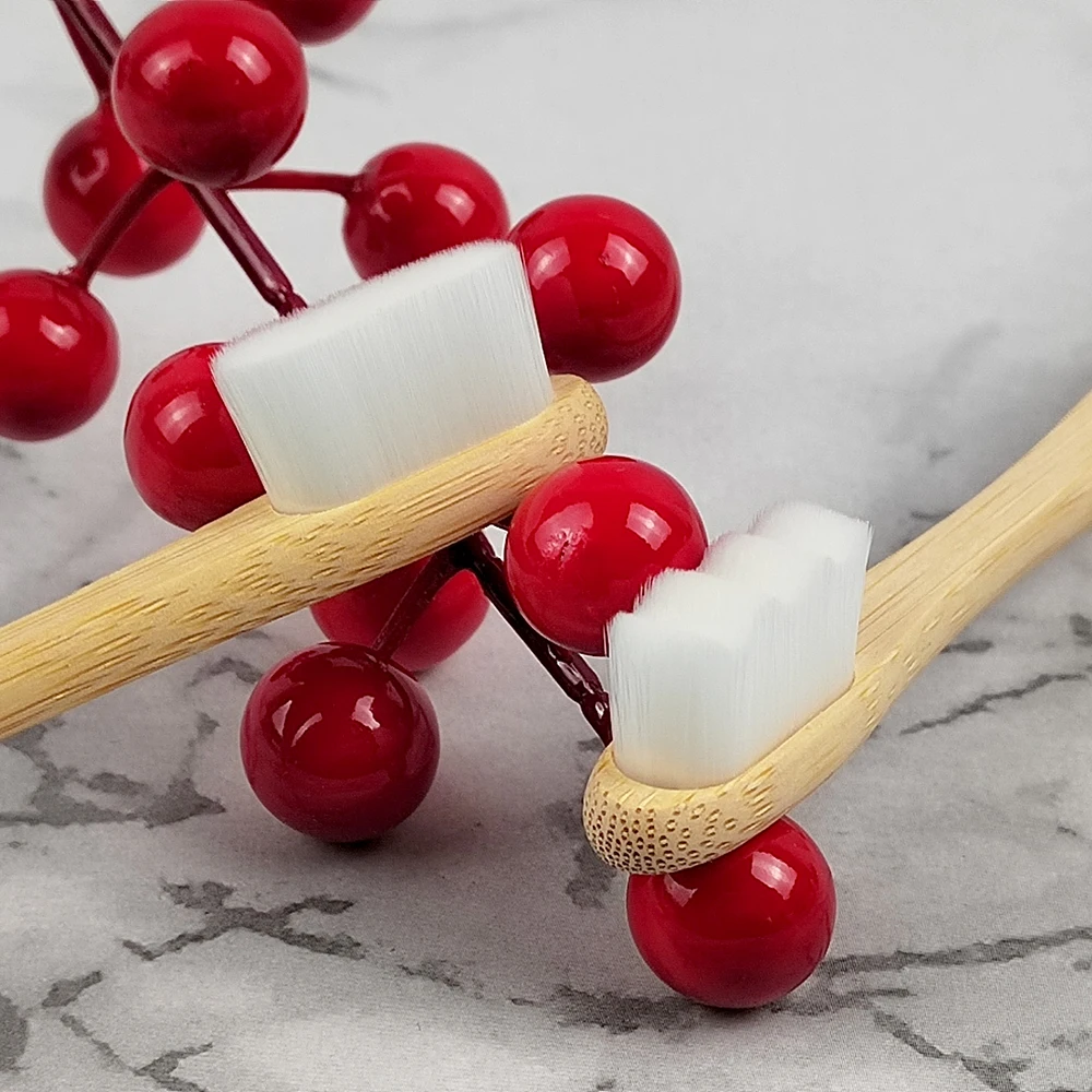 Best Eco Friendly Reusable Hotel Travel Ergonomic Soft Biodegradable Organic Charcoal Bamboo Case Bamboo Toothbrush with Logo