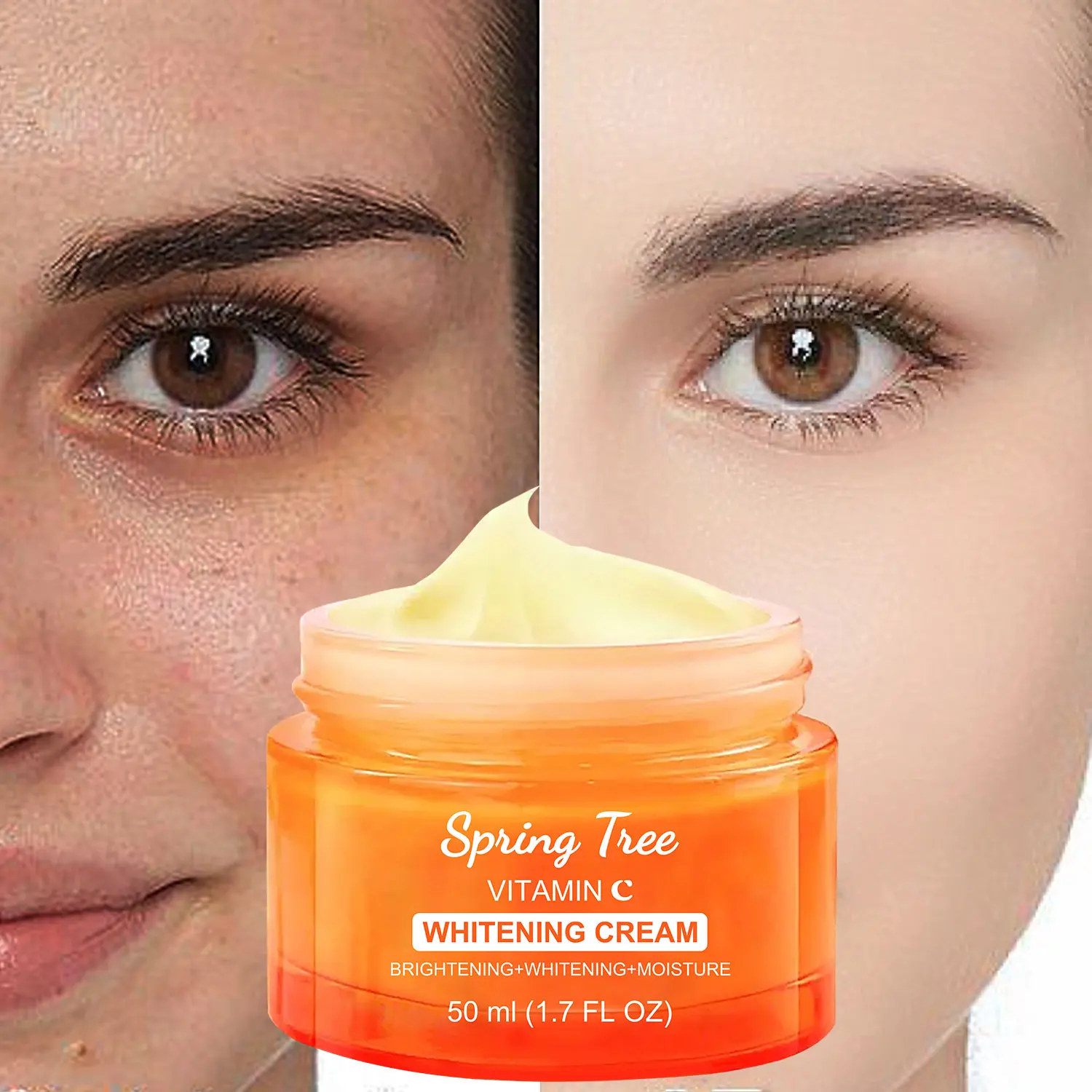 Private Label Organic Whitening Vitamin C Face Cream For Skin Brightening and Glowing for  pregnant women