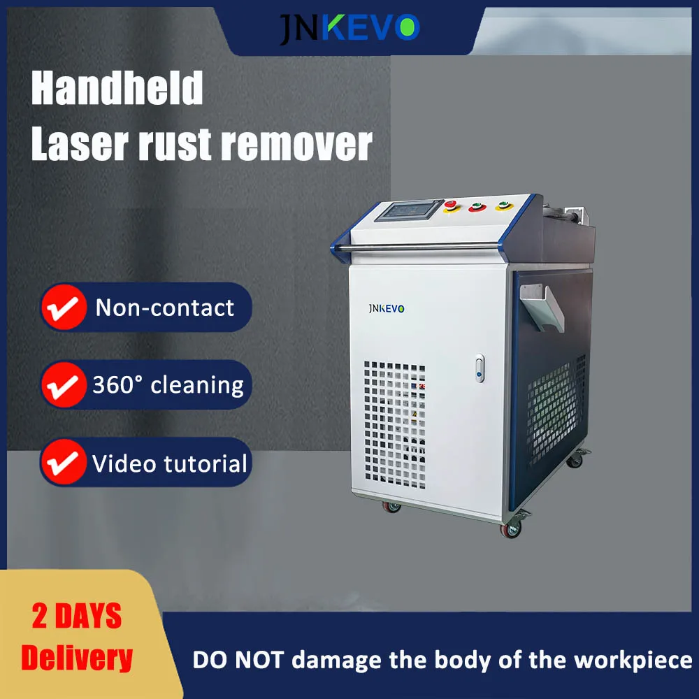 JNKEVO 3 In 1 Reci JPT 1000W 2000W 3000W Laser Cleaning Rust Portable Metal Paint Laser Cleaning Machine