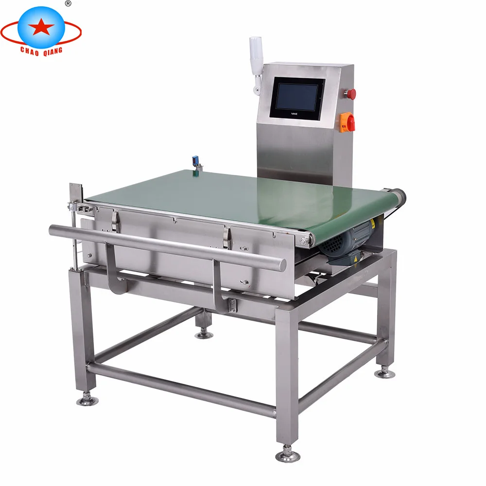 Industrial High Accuracy Checkweigher Weight Checking Machine Convey Belt Check Weigher For Food Package