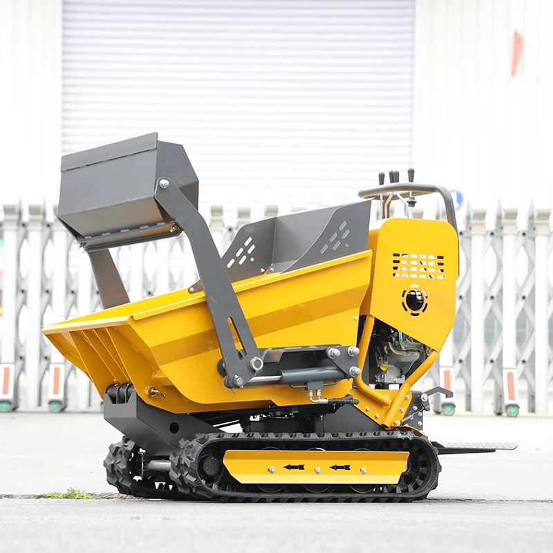 Mini 300kg 500kg 0.5ton hydraulic motor Dumper Crawler with gasoline engine