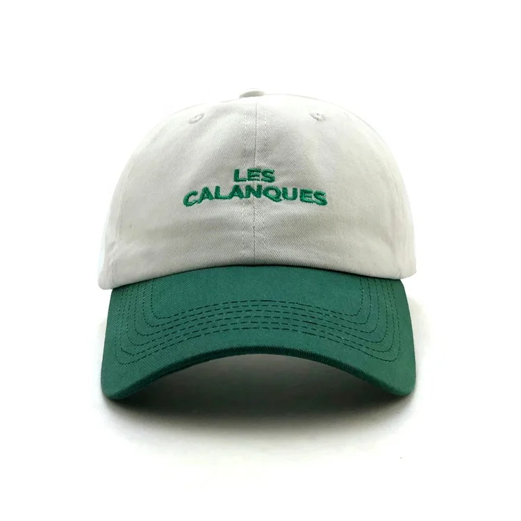 Customized Small Embroidery Washed Distressed Unstructured 100% Cotton Twill Plain Dad Hat