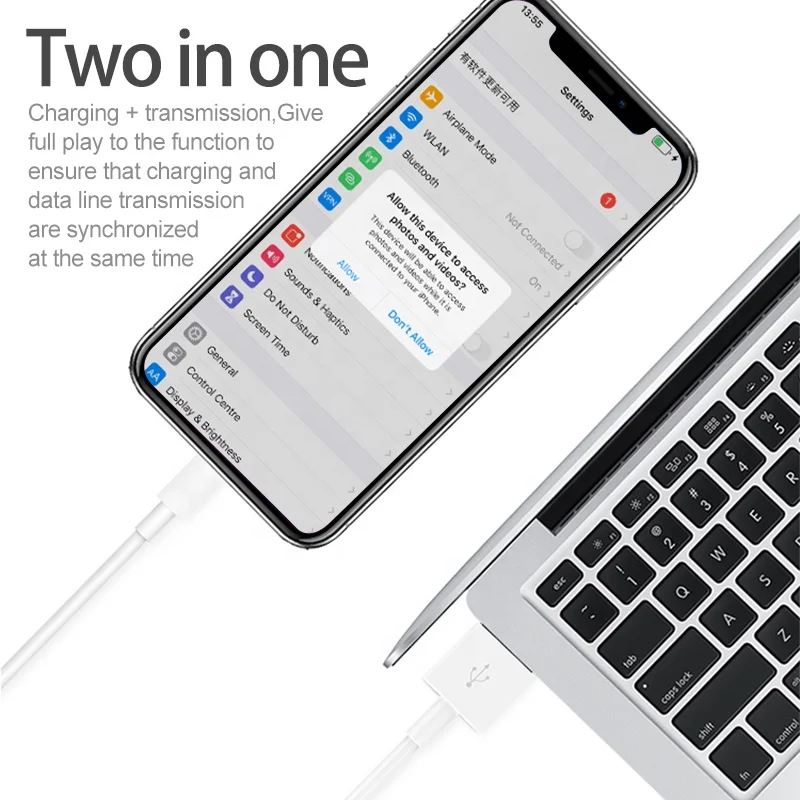 Оптовая продажа 3 фута TPE Оригинальное быстрое зарядное устройство USB Дата-кабель для