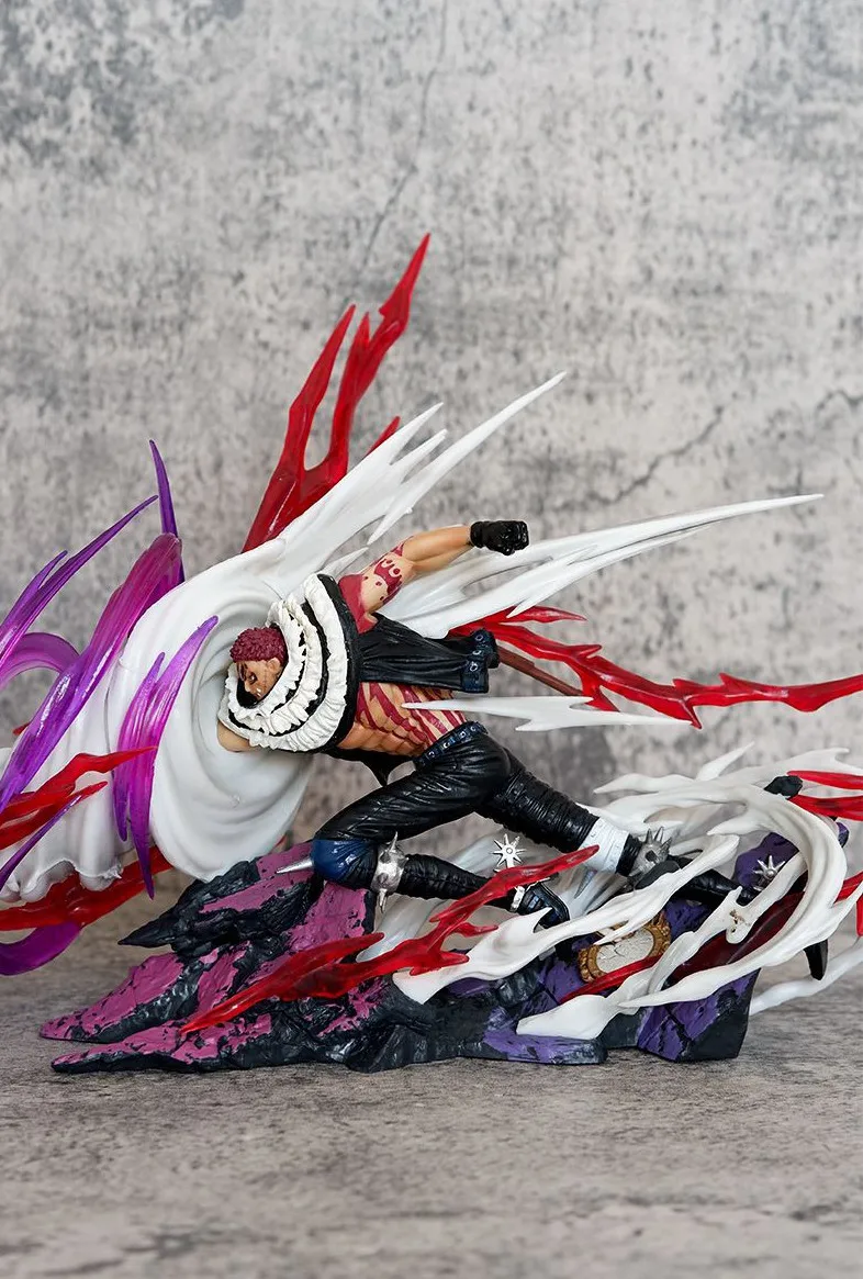 23CM Anime Figure Charlotte Katakuri Figurine 1 Piece BIG MOM PVC Anime Figuras Japanese Model Toy Doll Anime Statue