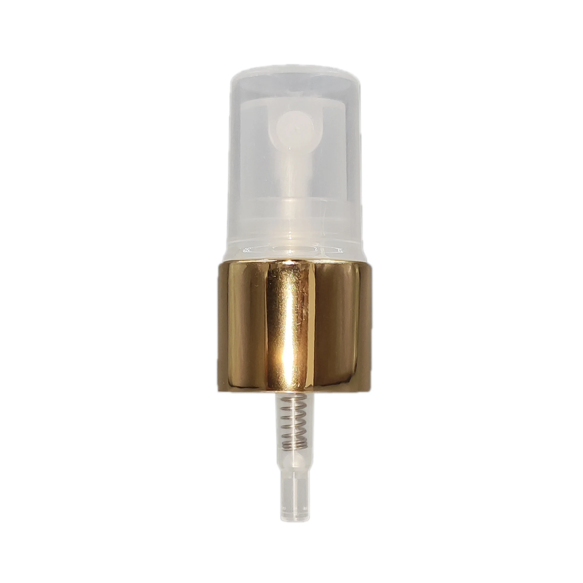 wholesale  18mm 18/410 gold sprayer metal aluminium plastic perfume sprayer pump spray caps lids for bottles