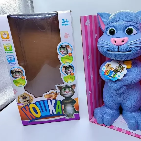 Talk Toys Tom Recording Repeat Repeating What You Say Talking Cat