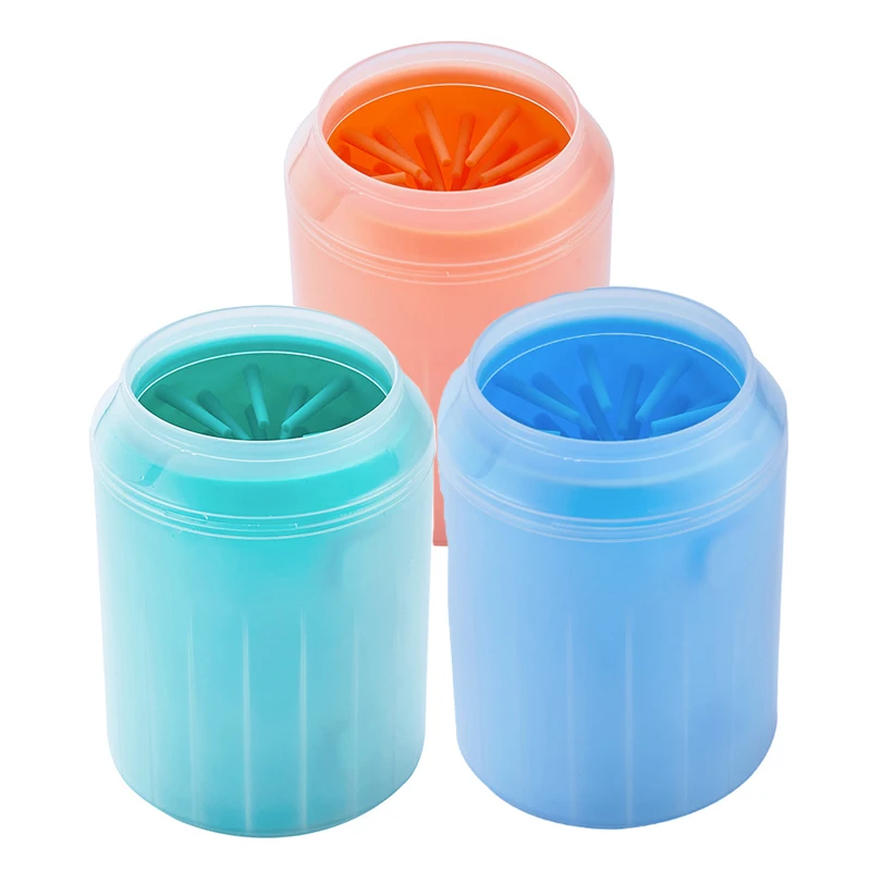 
Easy pet dog paw massage cleaner Anytime anywhere convenient clean up your pet paw 