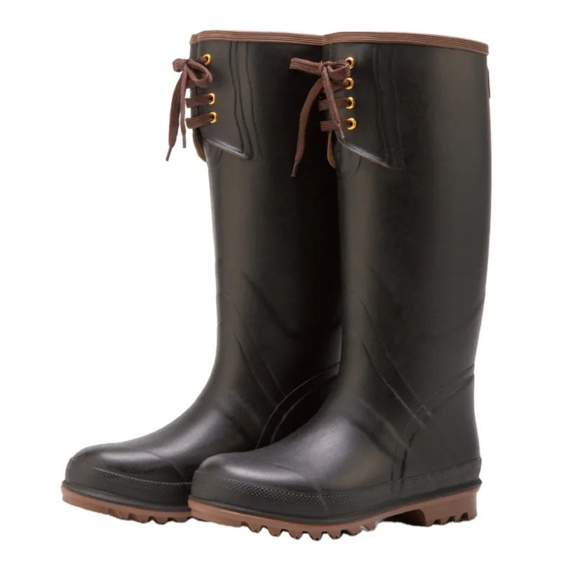 Cheap Waterproofness Tall Labor Color Rain boots women shoes rain