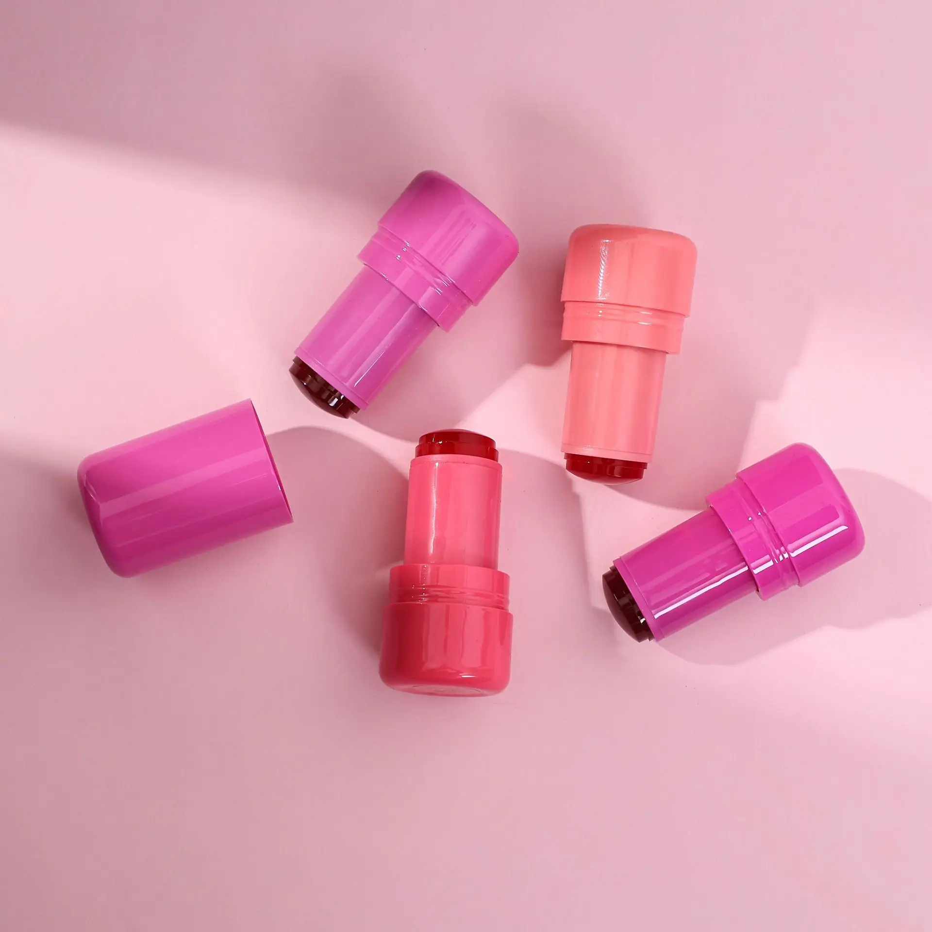 Custom Logo Vegan Cream Blusher Long lasting Private Label Lip Eye Cheek Tint Makeup Maquillaje Pink Waterproof Liquid Blush