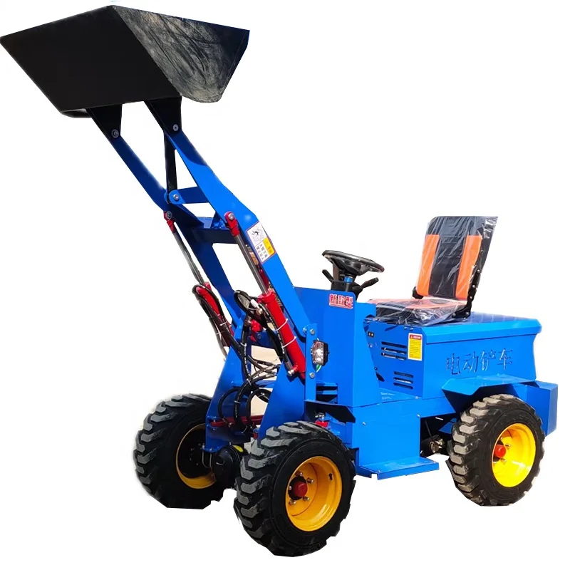 Diesel/Electric Mini small Wheel Backhoe Loader for  Construction Works