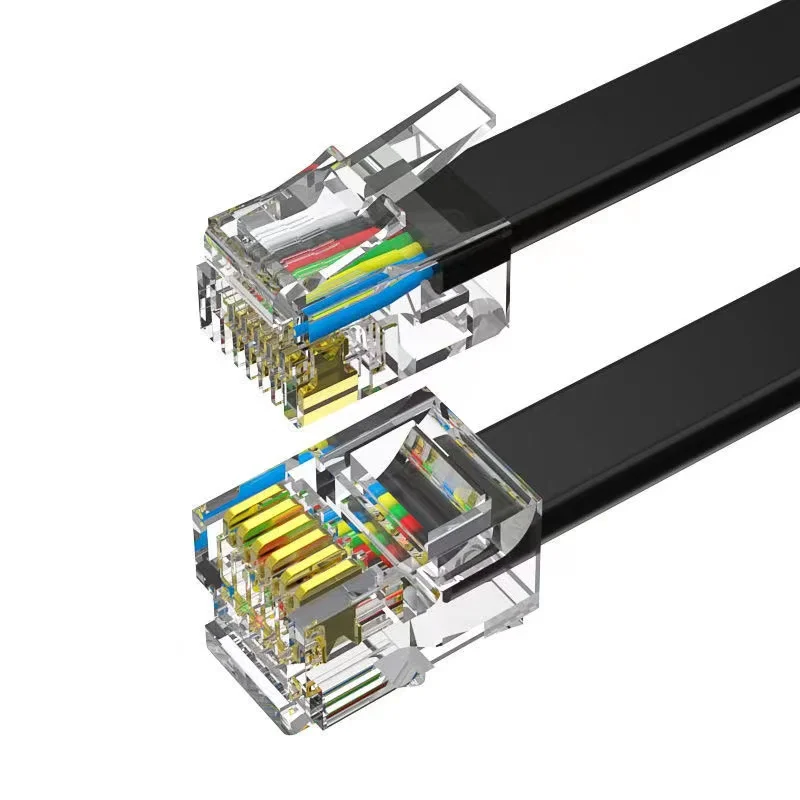 China factory Hot Sale Quality cat3 Twisted Pair Rj11 6p4c Telephone indoor Flat Cable