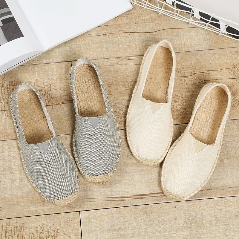 Fashion Comfortable Flat Espadrilles jute New Style In 2021 custom Espadrilles Women