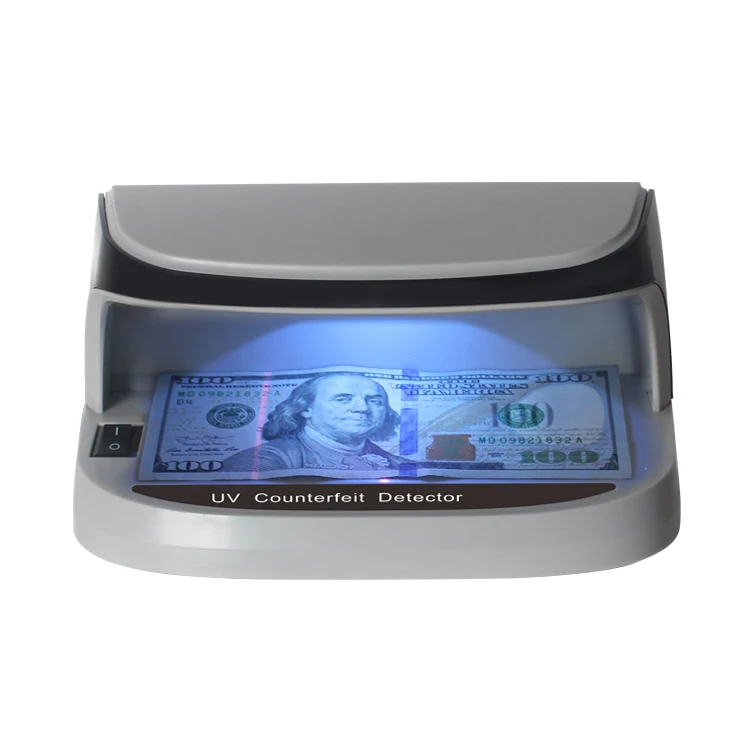 Counterfeits Bill Detector UV Portable UV LED UX09 ID Detector Automatic ON/Off Rechargeable Money Checker Ultraviolet