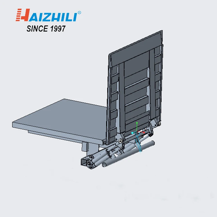 2000kg heavy duty truck trailer side board tail gate lifter