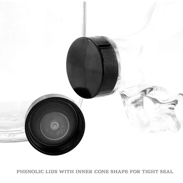 Лидер продаж бутылки для пива из черного стекла объемом 1 л