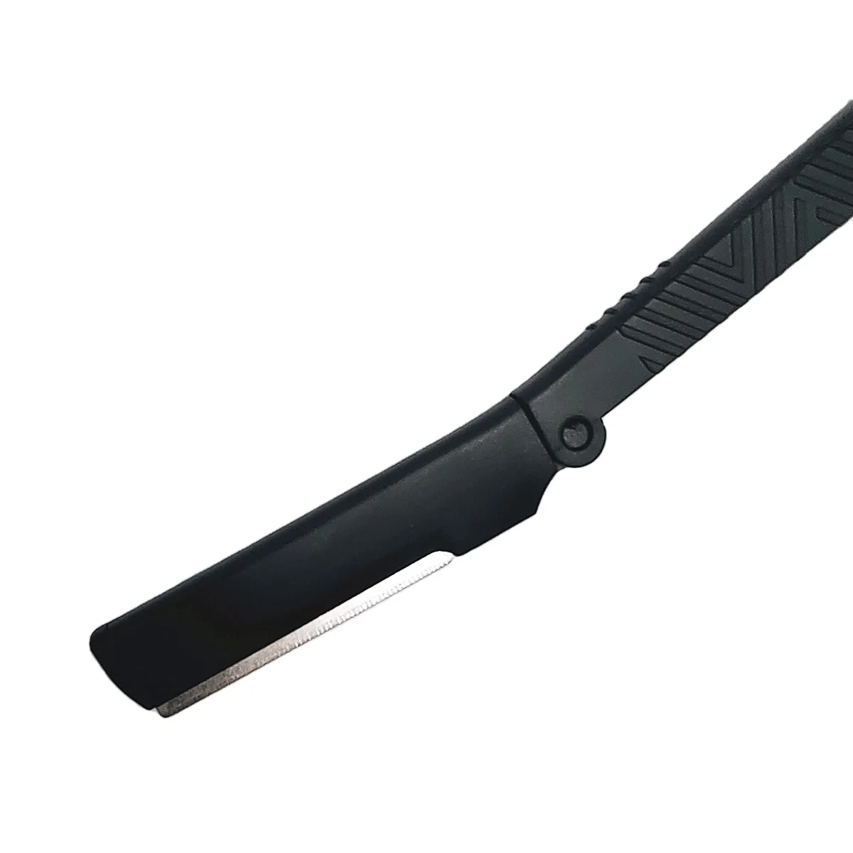 Safety stainless steel blade women black folding eyebrow shaving eyebrow trimmer razor