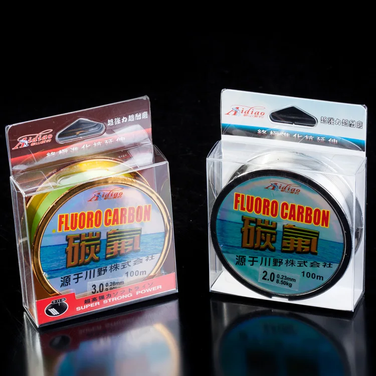 100m Fluorocarbon Fishing Line High Strength Main Sub fishing Line Fluorocarbon Linha De Pesca Monofilament Fishing Line
