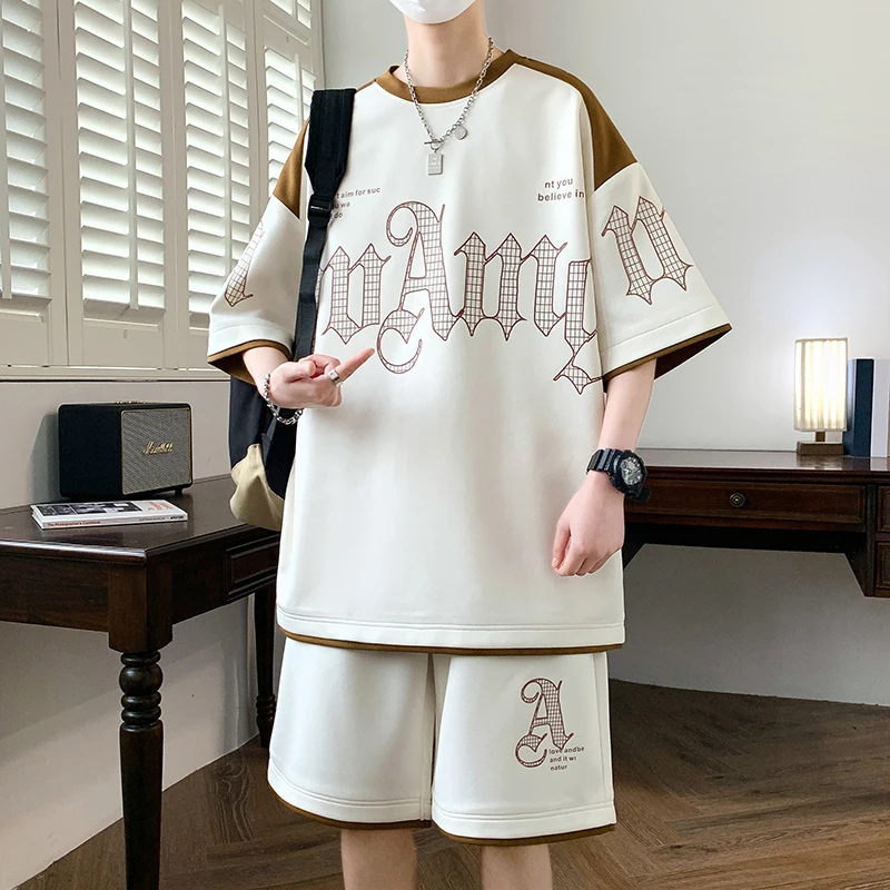 2024 Summer Trapstar T-Shirts Vintage Shorts Set High Quality Embroidered 2.0 Chenille Decoded Decoded Ice Flavours Men Women