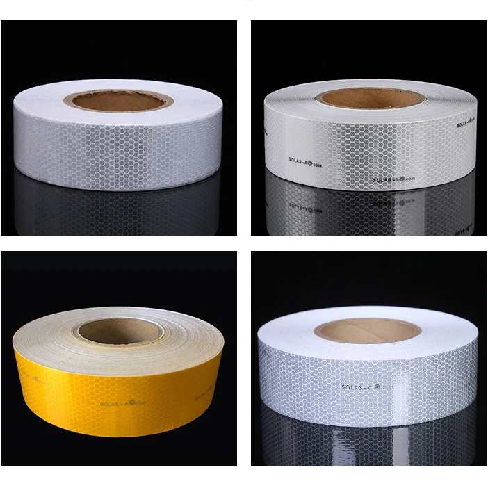 Solas Approved PVC Battenberg Self Adhesive Prismatic Marine Retro Grey Reflective Tape Solas For Life Jacket Lifebuoy