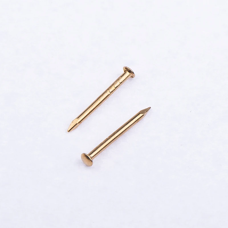 High-Strength Cement Nail  Use For Hanging Object Fixed On The Wall And  Photo Frame Round Head 1.5x18 Copper Nail