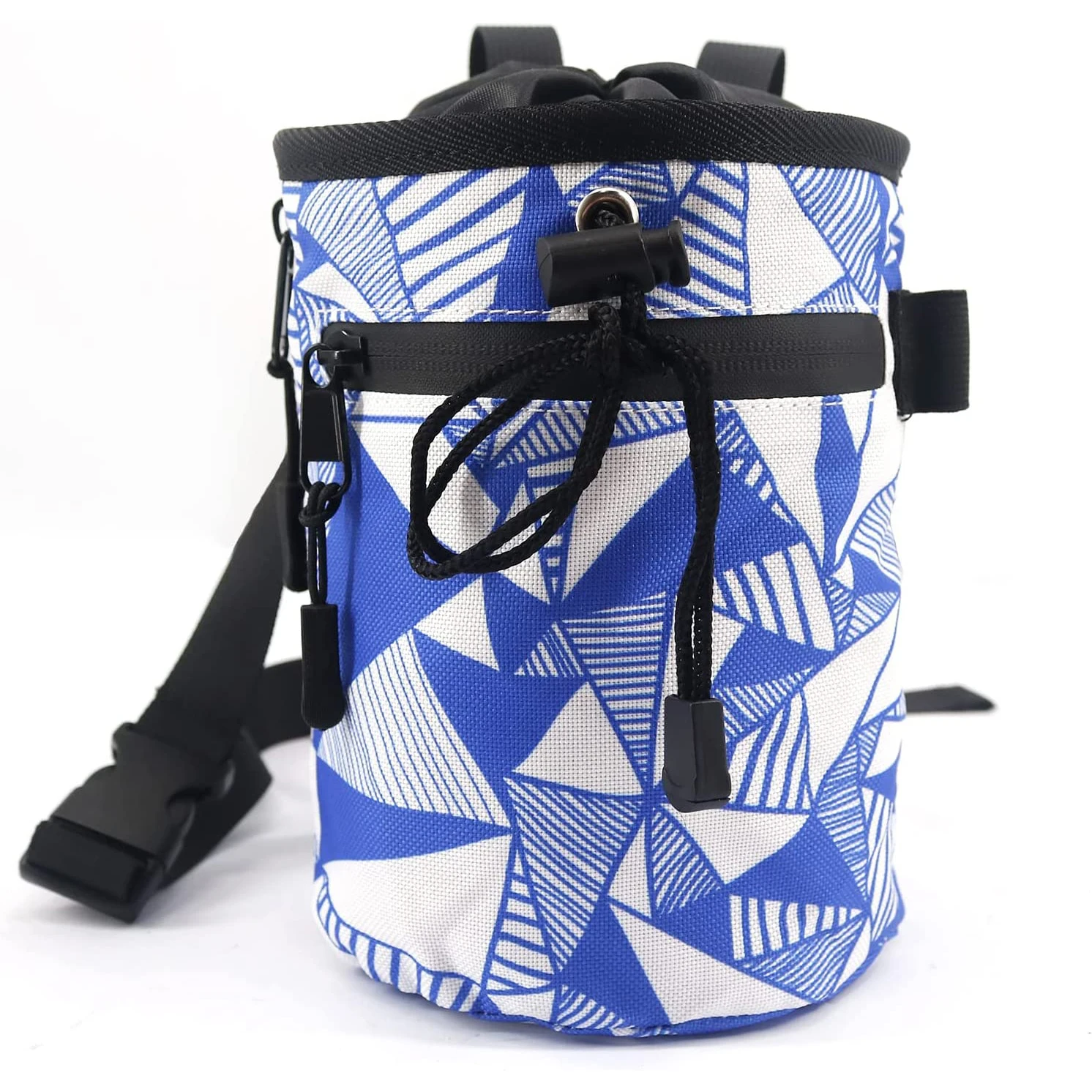 Custom Popular Belt Rock Climbing Chalk Bag Magnesium Powder Chalk Bucket with Elastic Brush Holder