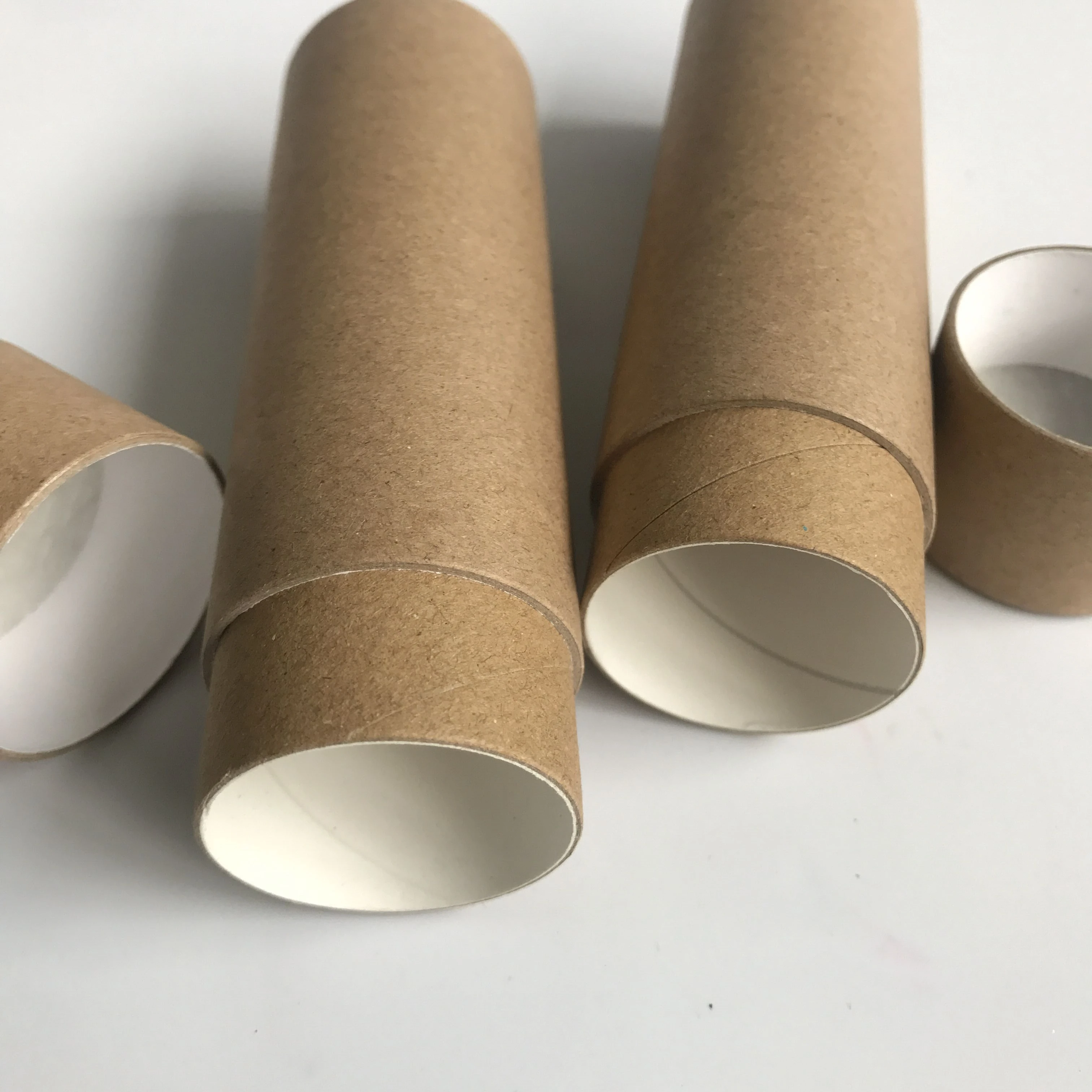 Eco-friendly Natural  kraftpaper  Cardboard lip balm  push up  deodorant 15g/30g/45g/60g container