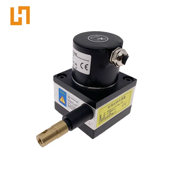 HY50M-0-10K-24V voltage 1000mm range Draw Wire Linear Encoder String Potentiometer Wire Rope Position Encoder
