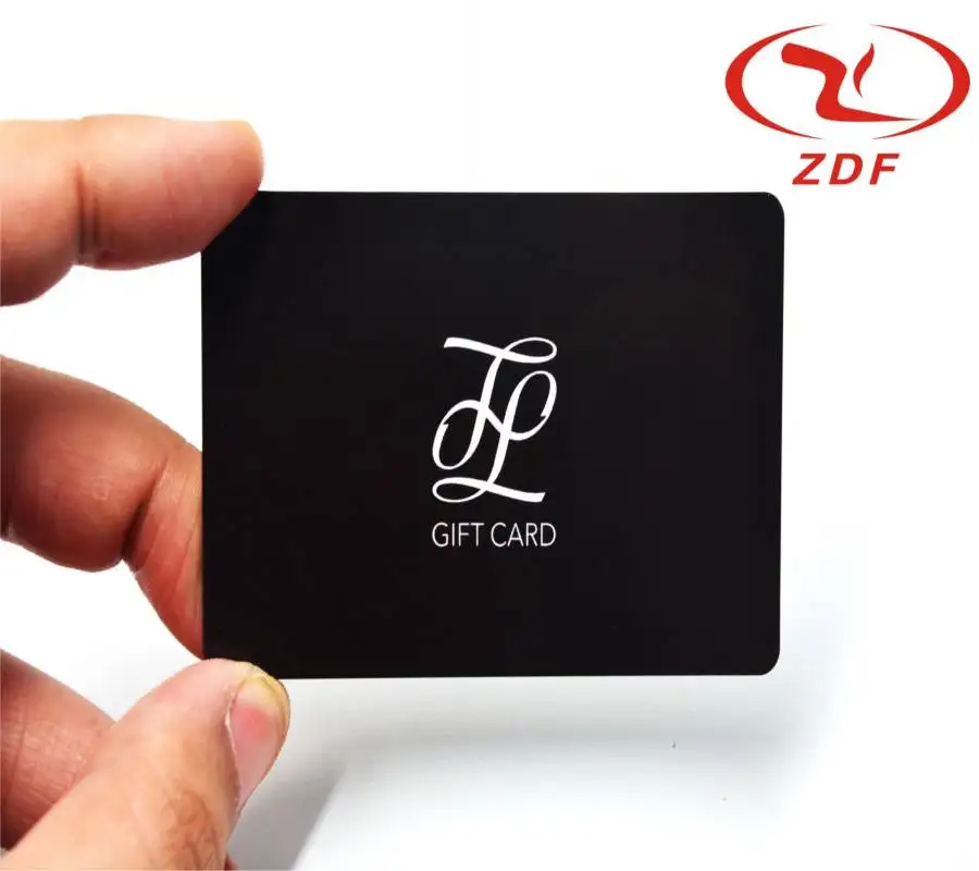Wholesale Cheap Gift card with  Magnetic package box Customized Paper logo with gold silver hot stamping Business gift Card