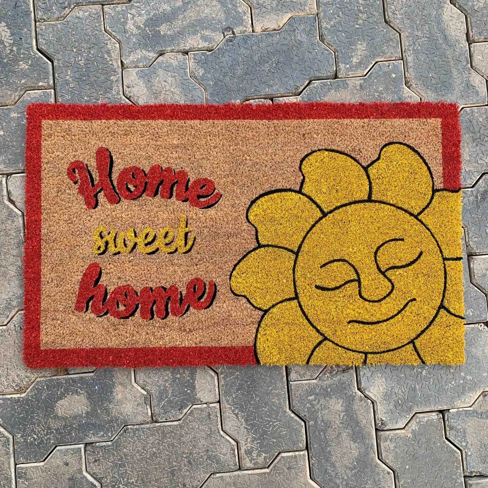 BSCI Reach Manufacturer Factory Coconut Coco Coir Doormats Door Mats