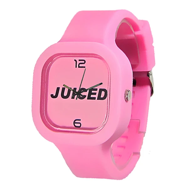 Newest 5ATM Waterproof TOP Quality Watch Custom Jelly watch Silicon small order watch