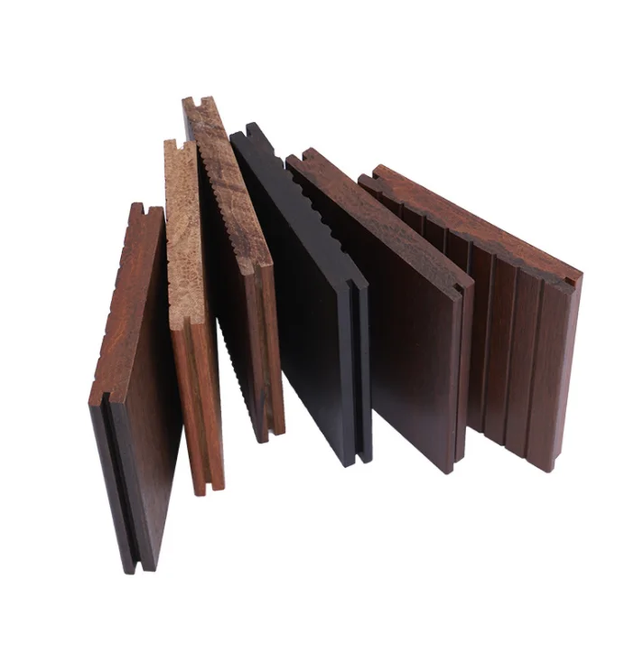 Eco Friendly Carbonized Dark Woven Strand Exterior Bamboo Solid Tiles Floor Decking Parquet Decking Water Proof Flooring