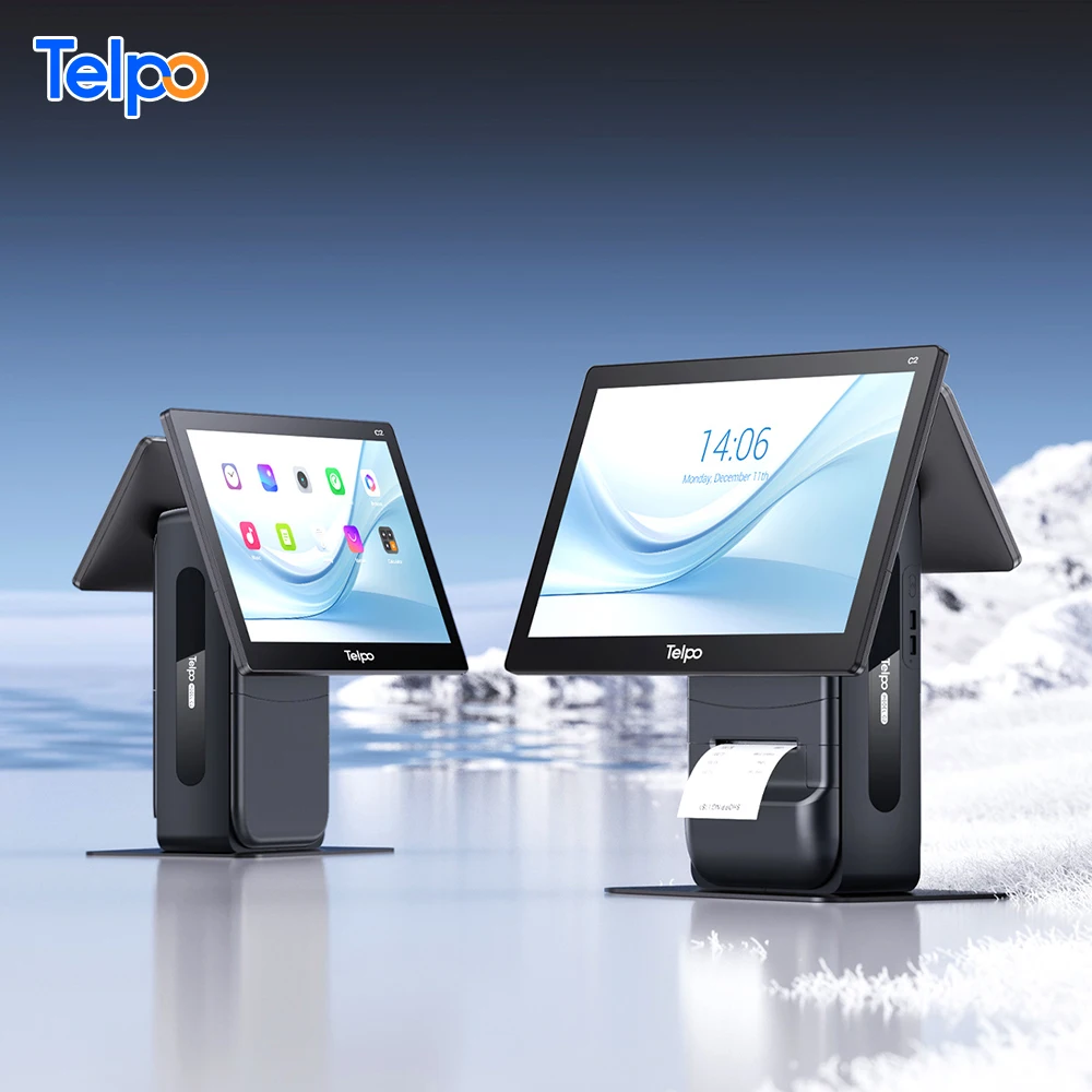 ECR Бизнес сенсорный двойной экран pos wifi Ресторан кассовый аппарат