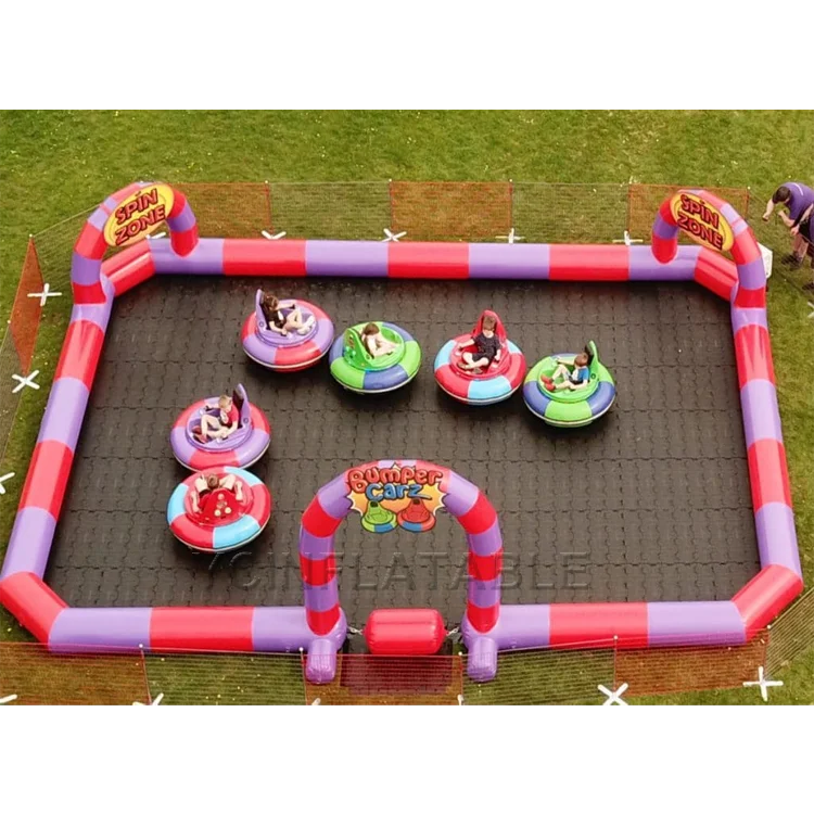 YC Customized Indoor Kids Bumper Car Inflatable Arena for Cars
