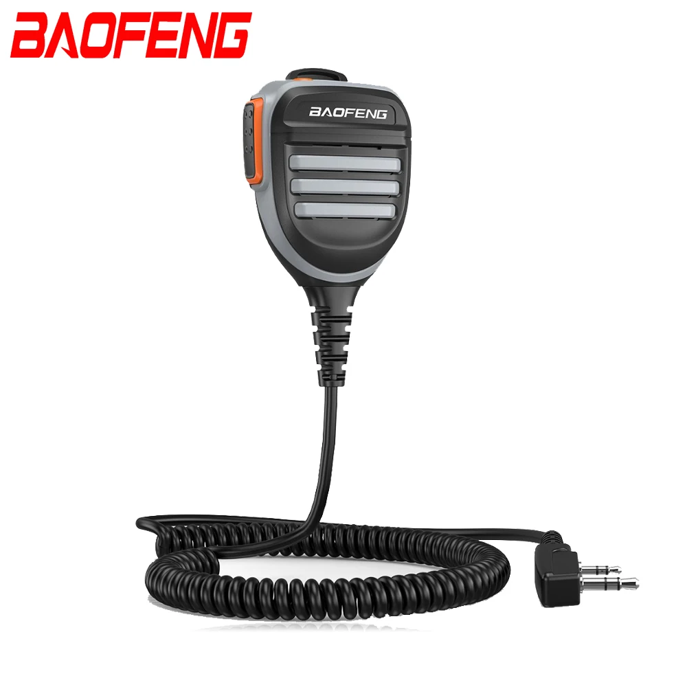Two Way Radio Baofeng UV-5R BF-888S BAOFENG PTT Remote Waterproof walkie talkie Speaker Mic Microphone