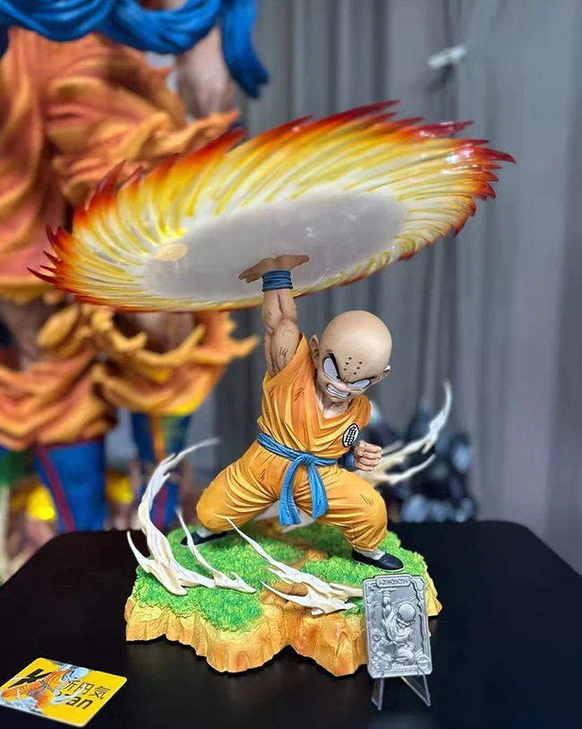 Fiberglass High Quality Life Size Movie Action  KULILIN Figure DragonBall Cartoon Anime Resin Statues