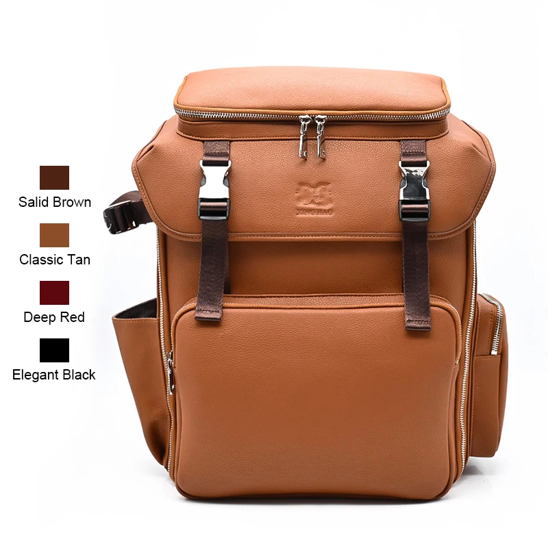Wholesale new design customize leather camera bag for photography camera backpack digital