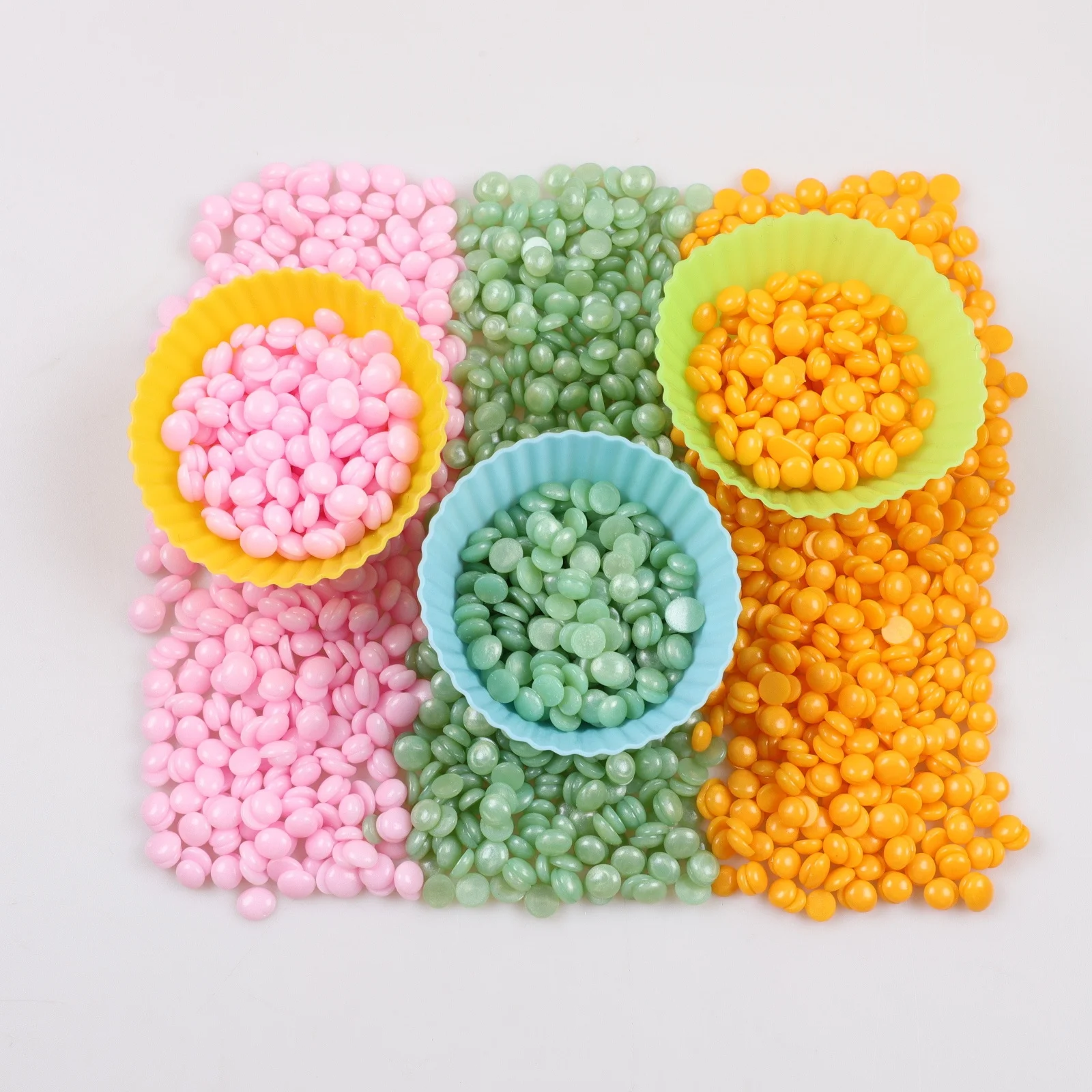 Body Care Glittery Hard Wax Beans 100g No-Strip Shimmer Rosin-free Hair Removal Wax